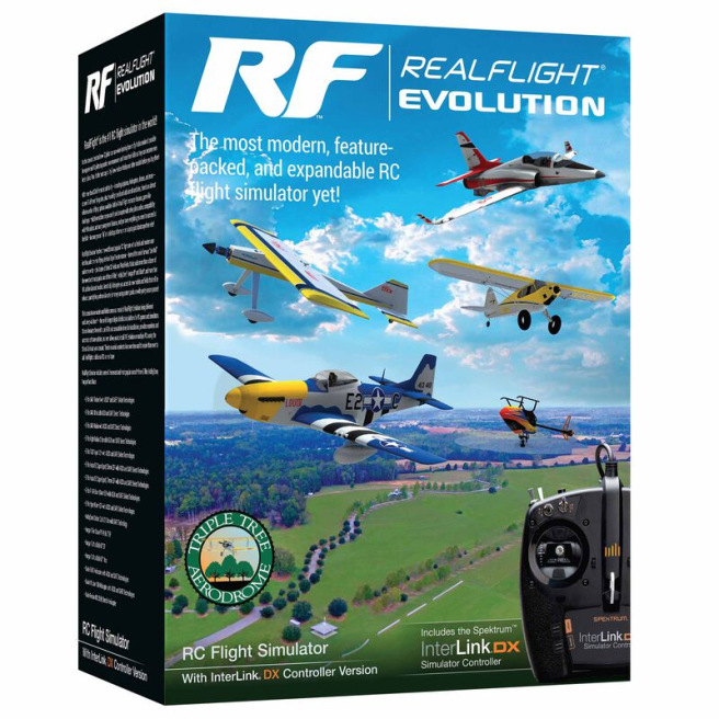 RealFlight Evolution RC Flight Simulator with InterLink DX