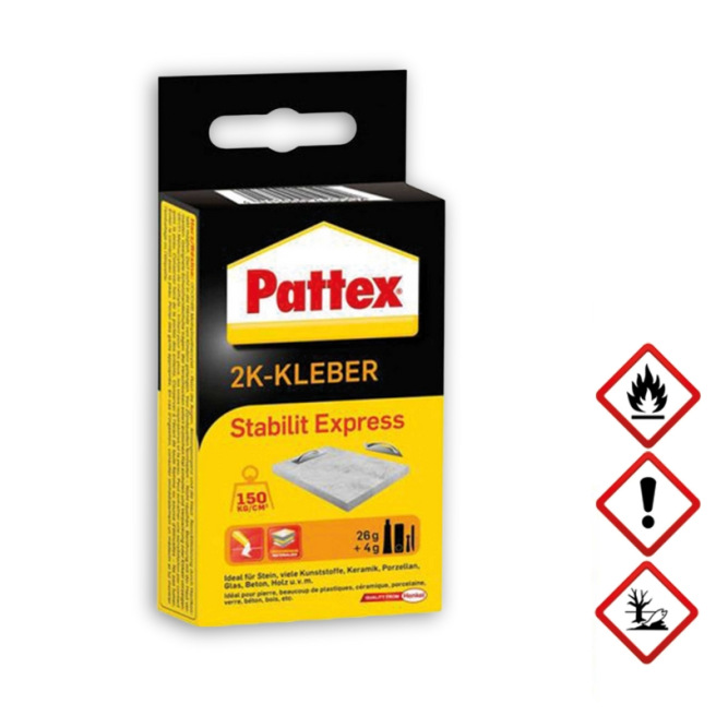 Pattex Colle 2 composants Stabilit Express 30g et 80g _ R-Models