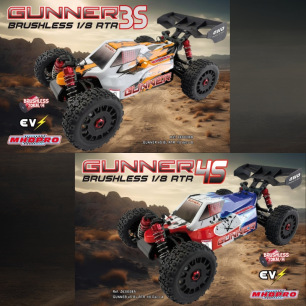 Voiture RC 1/10 Tout Terrain Truggy Twister Brushless Lipo 2S