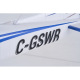 Avion  Cessna 182 1/7 1500mm PNP kit Rouge Bleu de FMS