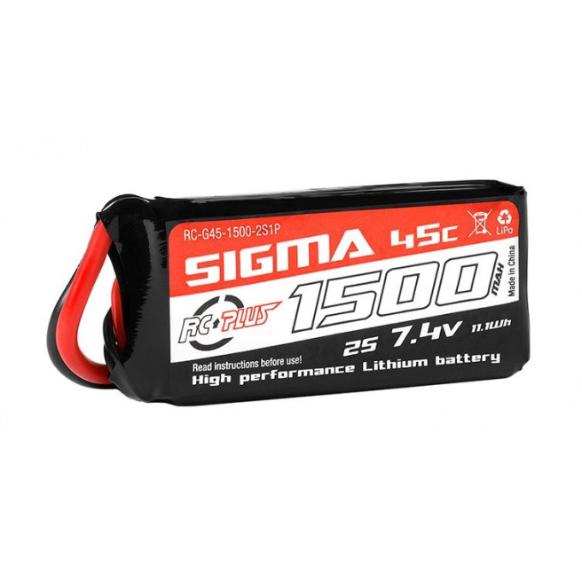 Batteries / Accus LiPo Sigma 45C de 2, 3, 4 et 6S _ R-Models